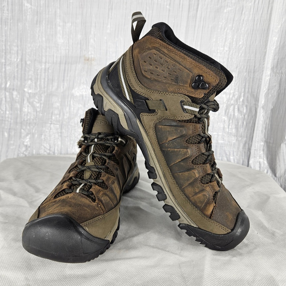 KEEN Targhee III Men's 12 Mid Waterproof Hiking Trail All-Terrain Boots Shoes